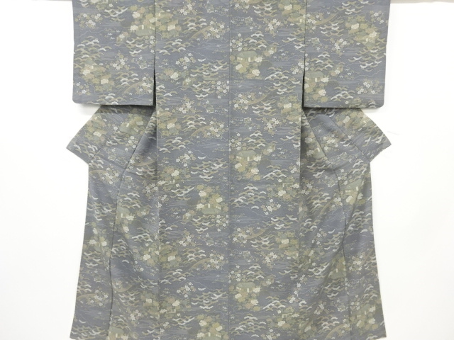 JAPANESE KIMONO / VINTAGE KOMON KIMONO / SYOUTIKUBAI & BRIDGE